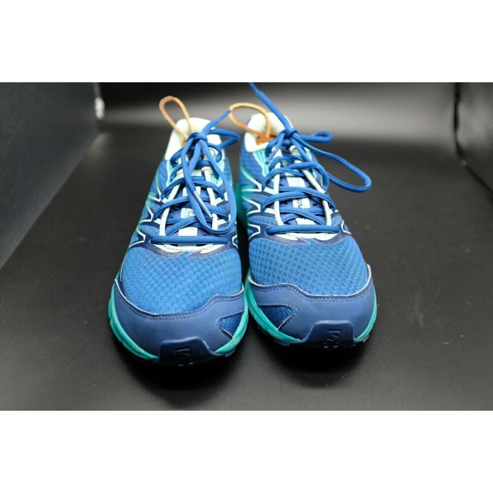 Salomon Womens SENSE LINK Running Sneakers Blue Teal Sz 9